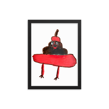 Load image into Gallery viewer, Evil Poo Framed Print