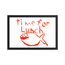 Load image into Gallery viewer, Time for Lunch Framed Print
