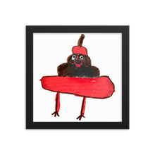 Load image into Gallery viewer, Evil Poo Framed Print